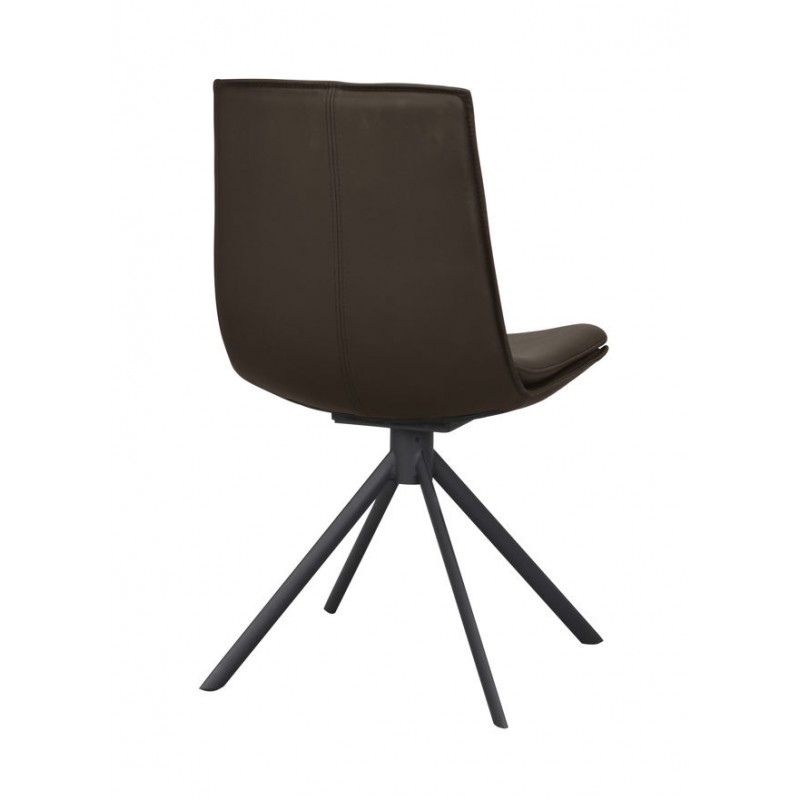 RO Lowell Swivel Chair Brown/Black